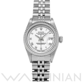 ロレックス(ROLEX)の中古 ロレックス ROLEX 69174 X番(1991年頃製造) ホワイト レディース 腕時計(腕時計)