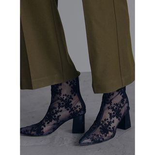 Ameri VINTAGE - Ameri SHEER EMBROIDERY BOOTS