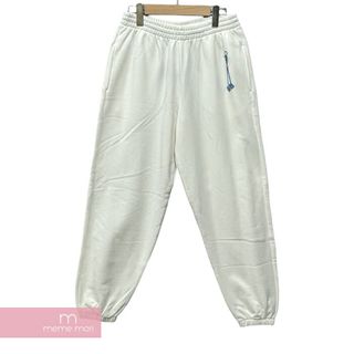 クロムハーツ(Chrome Hearts)のCHROME HEARTS 2024SS Las Vegas Limited Sweat Pants Fontainebleau クロムハーツ ラスベガス限定スウェットパンツ ロングパンツ フォンテーヌブロー ホワイト×ブルー サイズM【240522】【ほぼ新品】【me04】(スラックス/スーツパンツ)