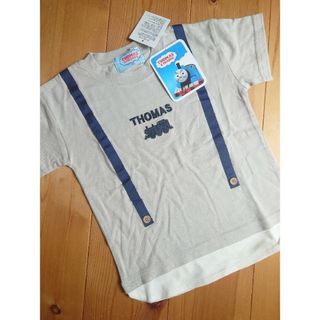 トーマス(THOMAS)のトーマス 半袖 Tシャツ サスペンダー風 バックプリント(Tシャツ/カットソー)