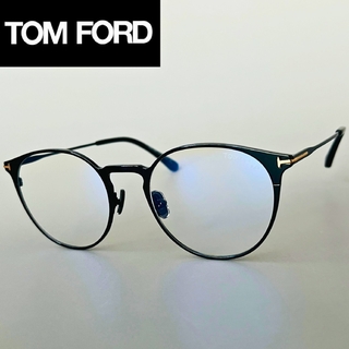トムフォードアイウェア(TOM FORD EYEWEAR)のメガネ トムフォード メンズ レディース オーバル 黒 金 眼鏡 メタル(サングラス/メガネ)