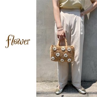 フラワー(flower)のflower ワイドテーパードパンツ(カジュアルパンツ)