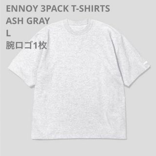 ENNOY ENNOY 3PACK T-SHIRTS (ASH GRAY) L 