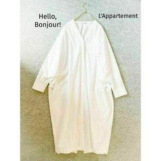 アパルトモンドゥーズィエムクラス(L'Appartement DEUXIEME CLASSE)のHello,Bonjour!ハローボンジュール*アパルトモン*白シャツ*ワンピ(ロングワンピース/マキシワンピース)