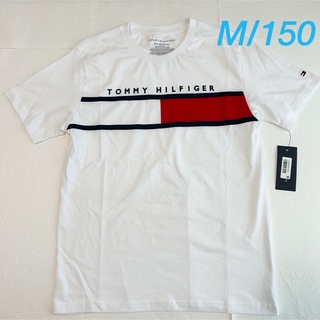 トミーヒルフィガー(TOMMY HILFIGER)のトミーヒルフィガー 半袖Tシャツ ホワイト M/150(Tシャツ/カットソー)