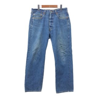 リーバイス(Levi's)のLevi's リーバイス 501 デニムパンツ ライトブルー (メンズ W33 L30) 中古 古着 Q7486(デニム/ジーンズ)