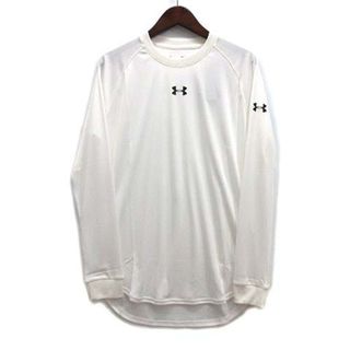 アンダーアーマー(UNDER ARMOUR)のアンダーアーマー ヒートギア ロングショット Tシャツ 長袖 ホワイト 白 M(バスケットボール)