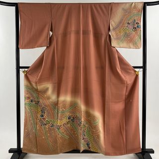 訪問着 身丈160cm 裄丈64cm 正絹 逸品 【中古】(着物)