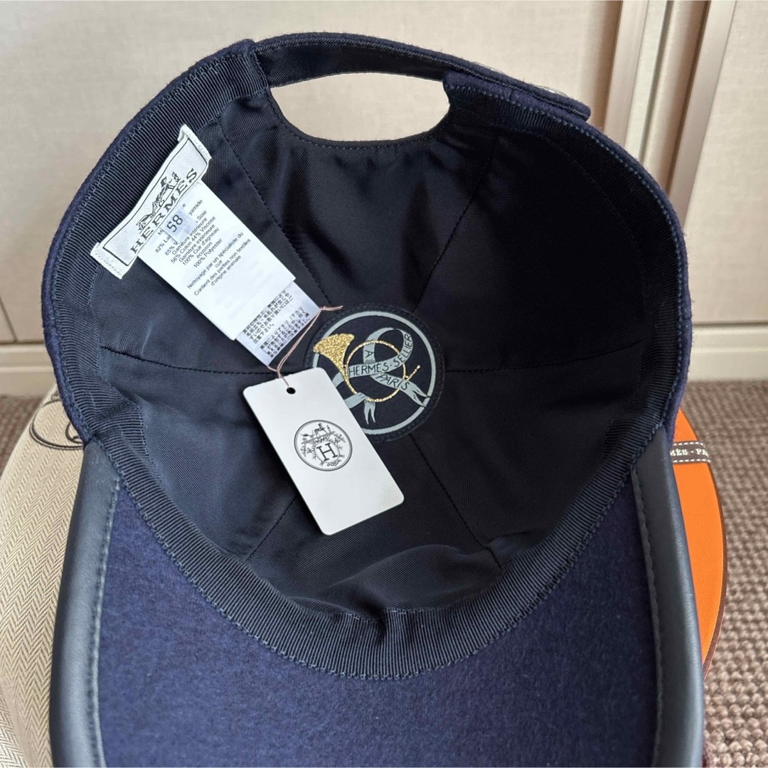 新品 未使用】HERMES エルメス 帽子 セレナ 58cm 新品 未使用】HERMES エルメス 帽子 セレナ 58cm