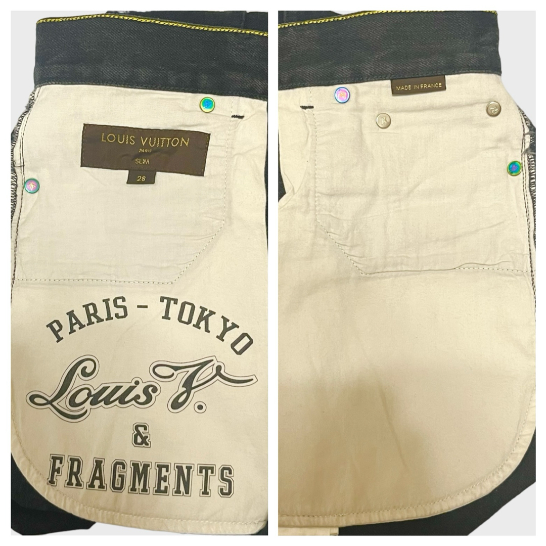 LOUIS VUITTON - ✨LOUIS VUITTON × Fragment 16AW デニムパンツ LOUIS VUITTON - ✨LOUIS VUITTON × Fragment 16AW デニムパンツ