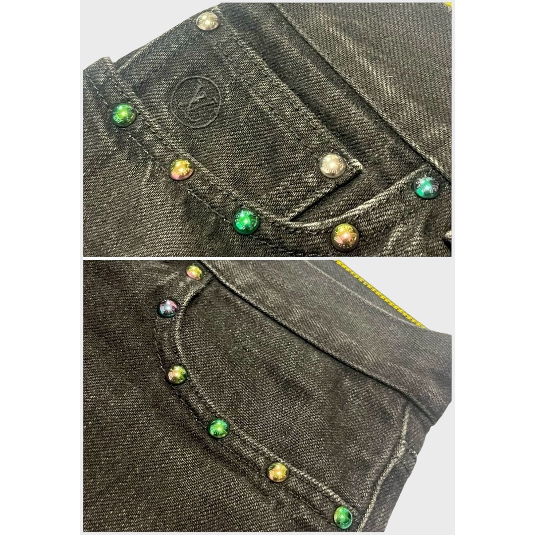 LOUIS VUITTON - ✨LOUIS VUITTON × Fragment 16AW デニムパンツ LOUIS VUITTON - ✨LOUIS VUITTON × Fragment 16AW デニムパンツ