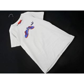 プーマ(PUMA)のPUMA プーマ フロッキープリント ラグラン Tシャツ sizeL/水色 ■◆ レディース(Tシャツ(半袖/袖なし))