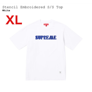 Supreme - Supreme Stencil Embroidered S/S Top XL