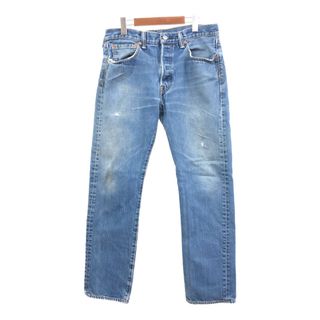 リーバイス(Levi's)のLevi's リーバイス 501 デニムパンツ ライトブルー (メンズ W32 L32) 中古 古着 Q7501(デニム/ジーンズ)