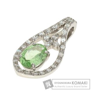 SELECT JEWELRY グロッシュラーガーネット ダイヤモンド ペンダントトップ PT900 レディース(その他)