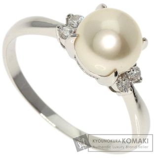 SELECT JEWELRY パール 真珠 ダイヤモンド リング・指輪 PT850 レディース(リング(指輪))