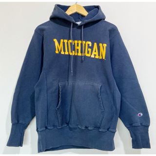 Champion - Champion（チャンピオン）90's 刺繍タグ メキシコ製 リバースウィーブ MICHIGAN ミシガン カレッジ プルオーバー パーカー【A31424-007】