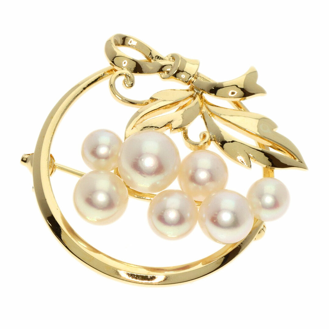 MIKIMOTO アコヤパール 真珠 ブローチ K14YG レディース MIKIMOTO アコヤパール 真珠 ブローチ K14YG レディース