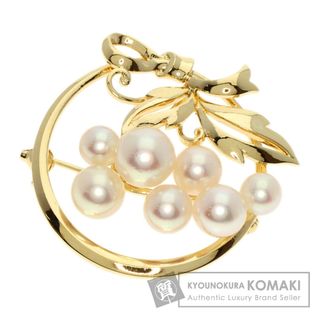 ミキモト(MIKIMOTO)のMIKIMOTO アコヤパール 真珠 ブローチ K14YG レディース(ブローチ/コサージュ)