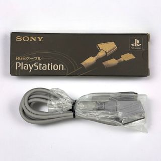 プレイステーション(PlayStation)の未使用 SONY PS プレイステーション RGBケーブル SCPH-1050(その他)