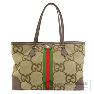 グッチ(Gucci)のGUCCI 631685 オフディア ジャンボGG ミディアム トートバッグ キャンバス レディース(トートバッグ)