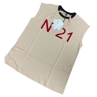 ヌメロヴェントゥーノ(N°21)の【未使用品】ヌメロヴェントゥーノ ノースリーブ カットソー 40 レディース(Tシャツ(半袖/袖なし))