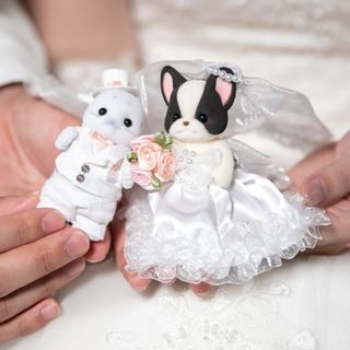 シルバニアファミリー(シルバニアファミリー)のシルバニアファミリー 結婚式 ドレス タキシード(その他)