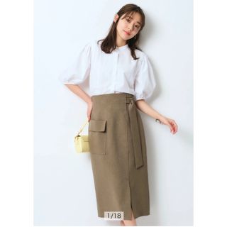 JUSGLITTY - タイムセール　新品　JUSGLITTY ラップタイトスカート 19,800円