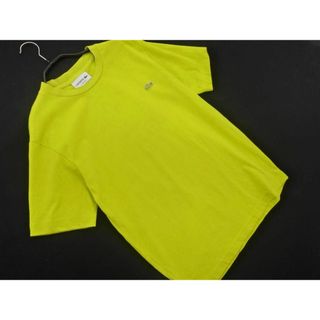 LACOSTE ラコステ ロゴ Tシャツ sizeXS/黄緑 ■◆ メンズ