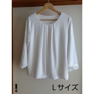 アオキ(AOKI)のLESMUES　タックシフォンブラウス(シャツ/ブラウス(長袖/七分))