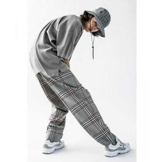 ビューティアンドユースユナイテッドアローズ(BEAUTY&YOUTH UNITED ARROWS)のTW GRAY CHECK WIDE 1P PANTS/ワイドパンツ ◆(スラックス)