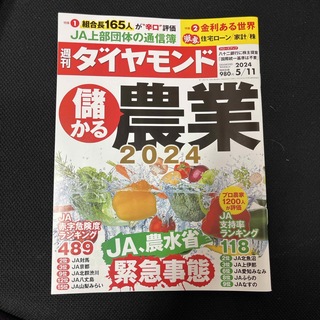ダイヤモンドシャ(ダイヤモンド社)の週刊 ダイヤモンド 2024年 5/11号 ☆即購入OK！☆(ビジネス/経済/投資)