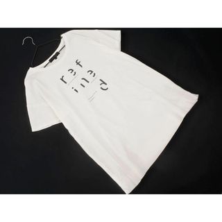 UNTITLED - UNTITLED アンタイトル プリント Tシャツ size3/白 ■◆ レディース