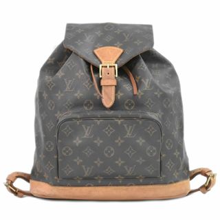 ルイヴィトン(LOUIS VUITTON)の本物 ルイヴィトン LOUIS VUITTON LV モンスリ GM モノグラム リュックサック バックパック ブラウン M51135 Montsouris ビトン バッグ 中古	(リュック/バックパック)