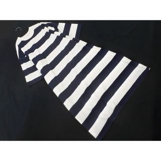 coen - coen コーエン ボーダー Tシャツ ワンピース sizeF/白ｘ紺 ■◆ レディース