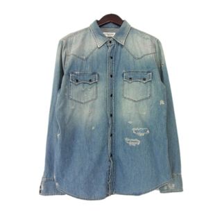 Saint Laurent - 【激レア国内正規品】SAINT LAURENT Splatter Shirtの Saint Laurent - 【激レア国内正規品】SAINT LAURENT Splatter Shirtの