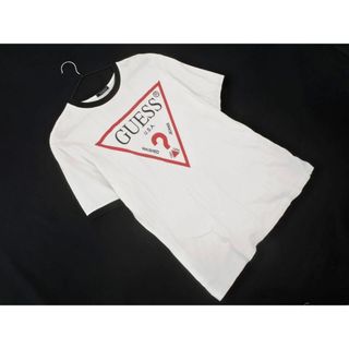 ゲス(GUESS)のGUESS ゲス ロゴ プリント Tシャツ sizeL/オフホワイト ■◆ メンズ(Tシャツ/カットソー(半袖/袖なし))