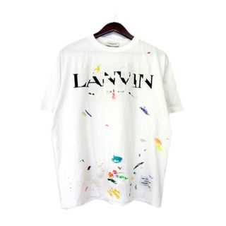 ランバン(LANVIN)のランバン LANVIN × ギャラリーデプト GALLERY DEPT ■ 【 RU-TS0005-J092-E21 】 ペイント加工 ロゴ 半袖 Tシャツ w19132(Tシャツ/カットソー(半袖/袖なし))