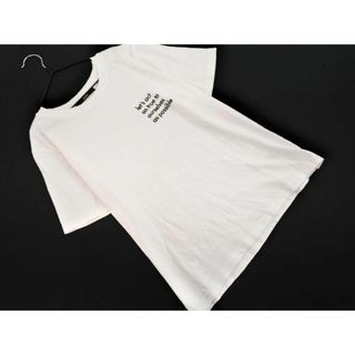 カスタネ(Kastane)のカスタネ 刺繍 Tシャツ sizeS/白 ■◆ レディース(Tシャツ(半袖/袖なし))