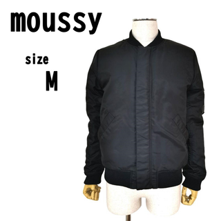 【M(2)】moussy マウジー メンズ 中綿入り ブルゾン 表地ナイロン(ブルゾン)