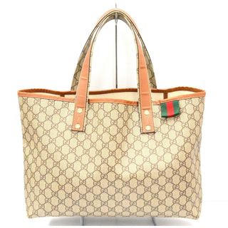 グッチ(Gucci)のグッチ(GUCCI) GGスプリーム シェリーライン トートバッグ 211134 493075 ベージュ　【中古】　JA-18934(トートバッグ)