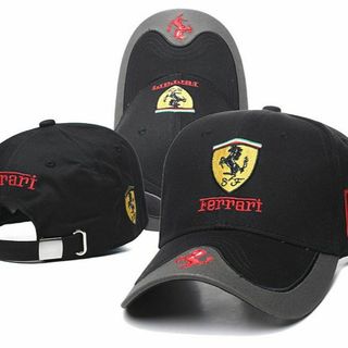 フェラーリ キャップ スモーター帽子 フェラーリロゴ野球帽 車帽子 男女兼用(ウェア)