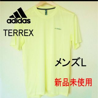 アディダス(adidas)のアディダス テレックス 黄色薄手TシャツＬ(Tシャツ/カットソー(半袖/袖なし))