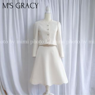 M'S GRACY - M'S GRACY*スカラップジャケット＆スカート セットアップ