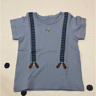 ファミリア(familiar)のfamiliar ファミリア　Tシャツ　ブルー　100cm (Tシャツ/カットソー)
