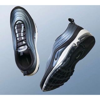 ナイキ(NIKE)の【美品】NIKE AIRMAX 97 LX   メタリックブルーダスク(スニーカー)