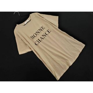 fifth - fifth フィフス ロゴ プリント 半袖 Tシャツ ベージュ ■◆ レディース