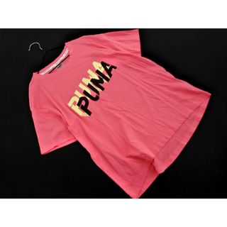 PUMA - PUMA プーマ ロゴ プリント Tシャツ sizeL/ピンク ■◆ レディース