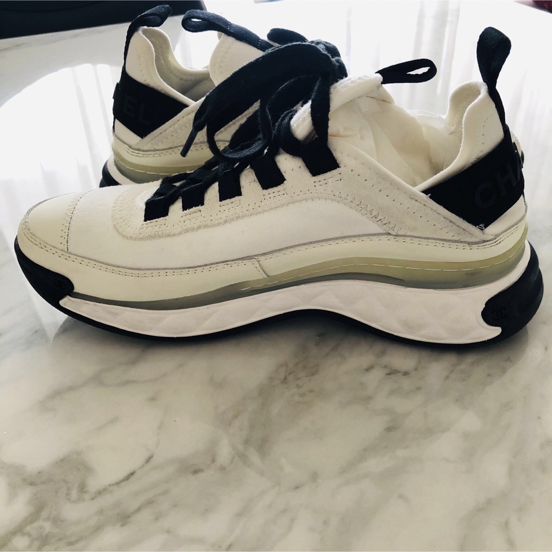 CHANEL - 【美品】CHANELシャネルスニーカー 36の通販 by saas's shop CHANEL - 【美品】CHANELシャネルスニーカー 36の通販 by saas's shop