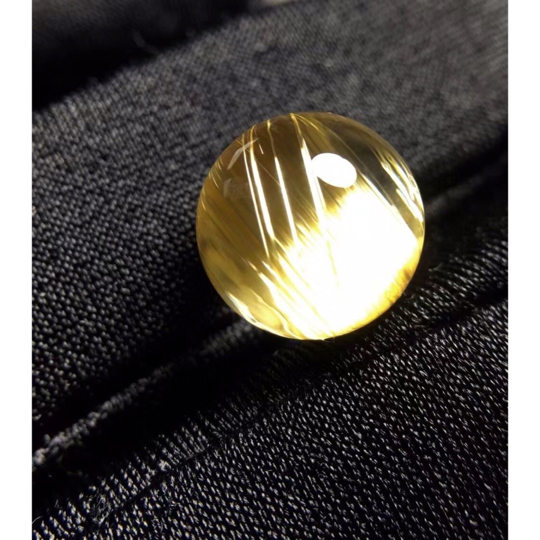 ⭐︎【天然】タイチンクオーツ 丸玉 9.8mm ⭐︎【天然】タイチンクオーツ 丸玉 9.8mm